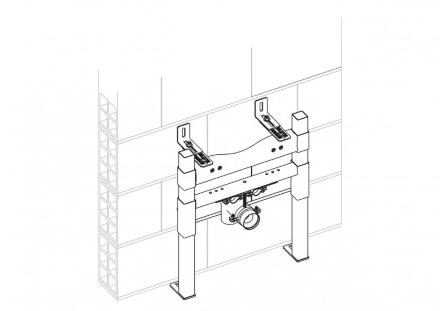 Инсталляция BelBagno для подвесного биде BB024-BD с крепежём