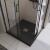 Поддон из искусственного мрамора Belbagno TRAY-MR-UNO-A-90-35-NERO-CR