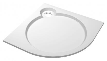 Душевой поддон из искусственного мрамора 90х90 Cezares TRAY-S-R-90-550-56-W без сифона