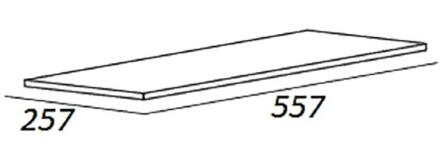 Полка Cezares Cadro 60, bianco