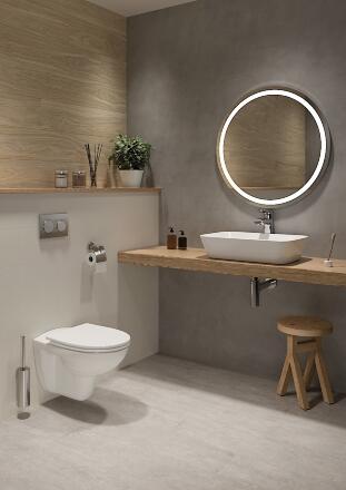 Унитаз подвесной VitrA S10 7855B003-0075 белый, овальный, 35.5x53.5 см