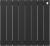 Радиатор Royal Thermo PianoForte 500 Noir Sable - 8 секц.  RTPNNS50008
