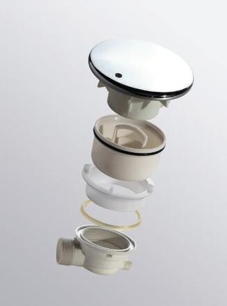 Акриловый поддон 95х95 Cezares TRAY-A-A-95-15-W с сифоном