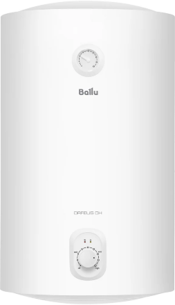 Накопительный водонагреватель Ballu Orfeus DH BWH/S 80, электрический, 1.5 кВт, сухой ТЭН, белый